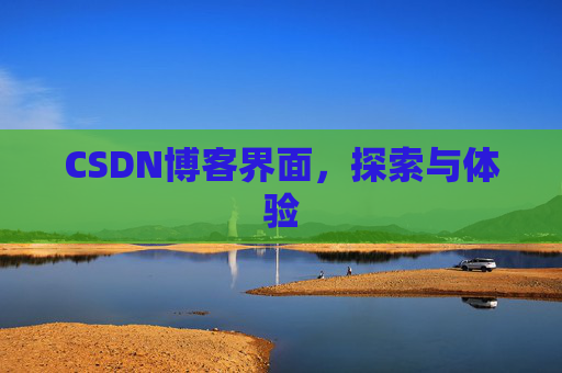 CSDN博客界面,探索与体验